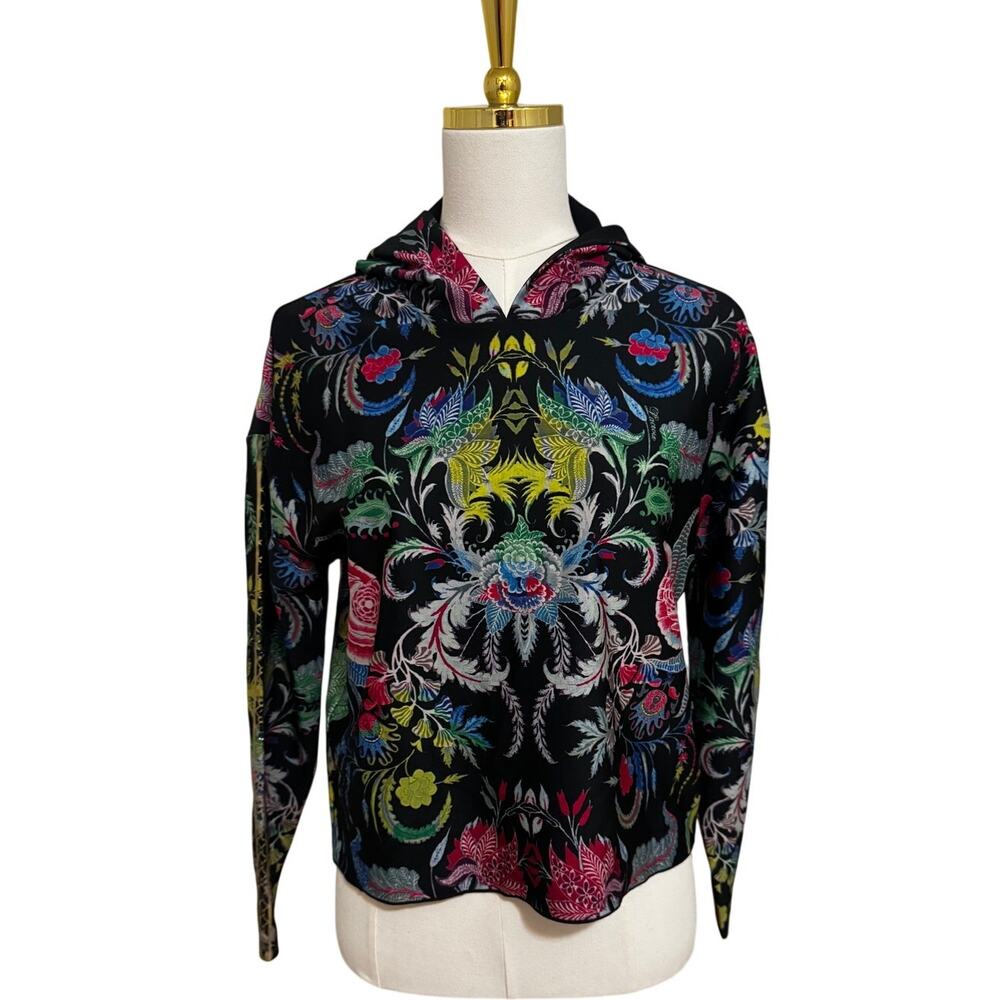Christian Lacroix x Ultracor Cropped Hoodie XS Swarovski Embellished NWT
